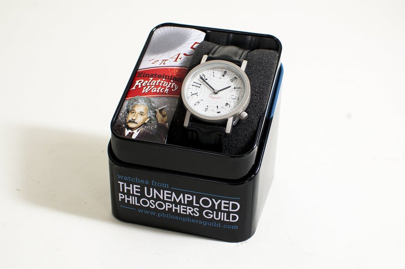 The Unemployed Philosophers Guild Albert Einstein Relativity Science Unisex Analog Watch - Image 3